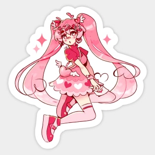 lovecore miku Sticker